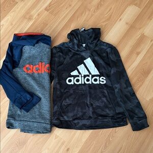 Bundle of Two Adidas Hoodies